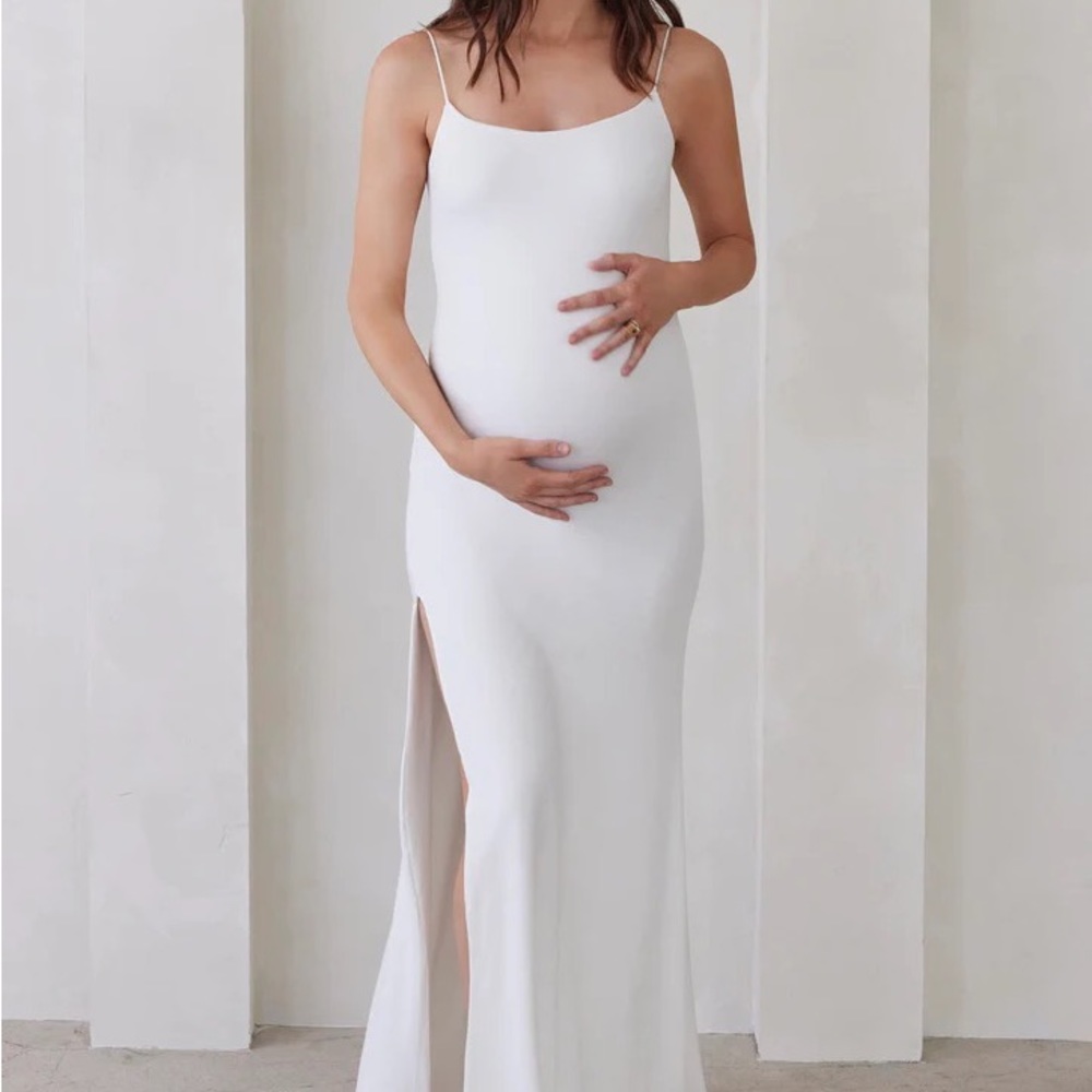 Bumpsuit Rosie dress in white